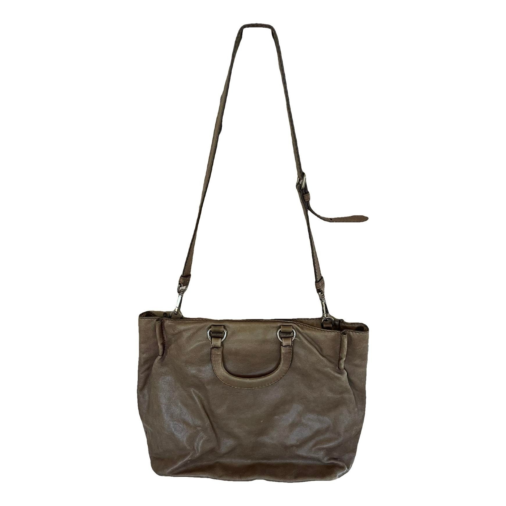 Leather handbag