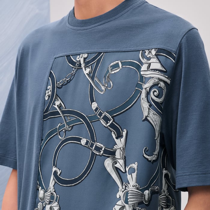 Bleu Turquin "l'Instruction Du Roy" T-shirt