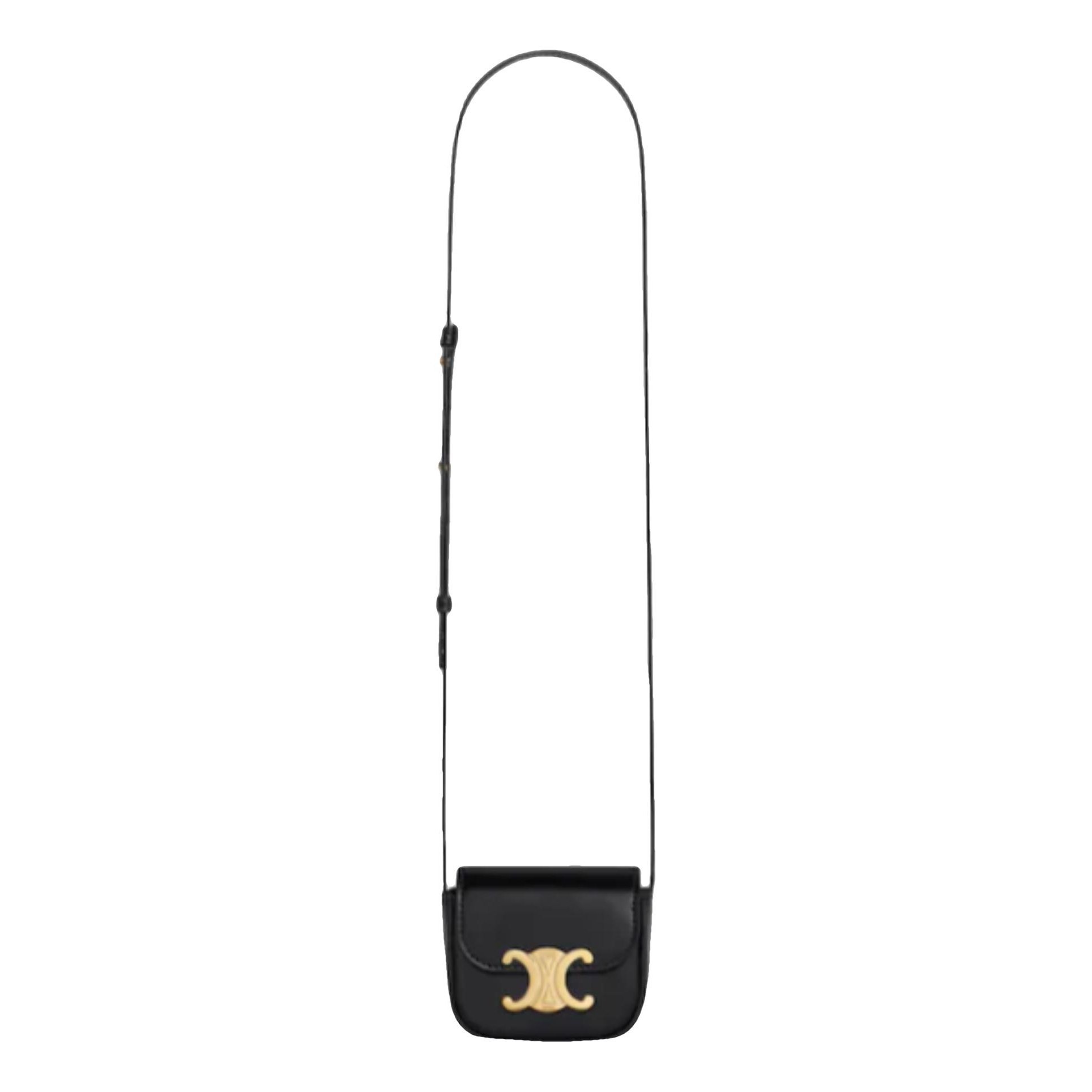 Triomphe leather handbag