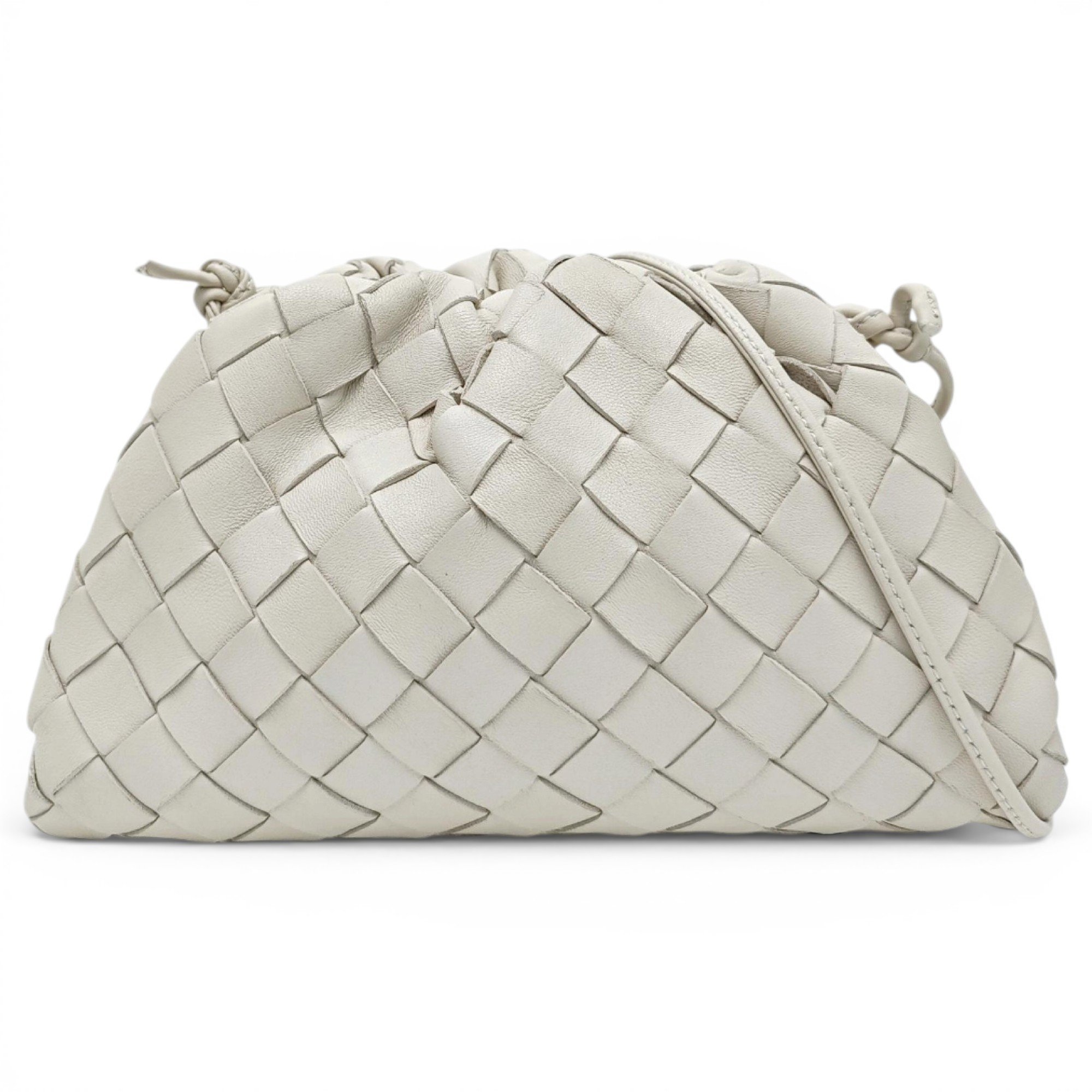 Pouch leather handbag