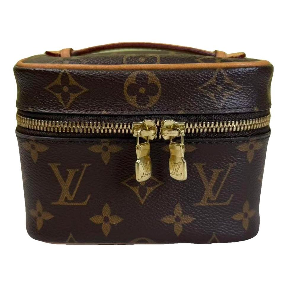 Vanity leather handbag