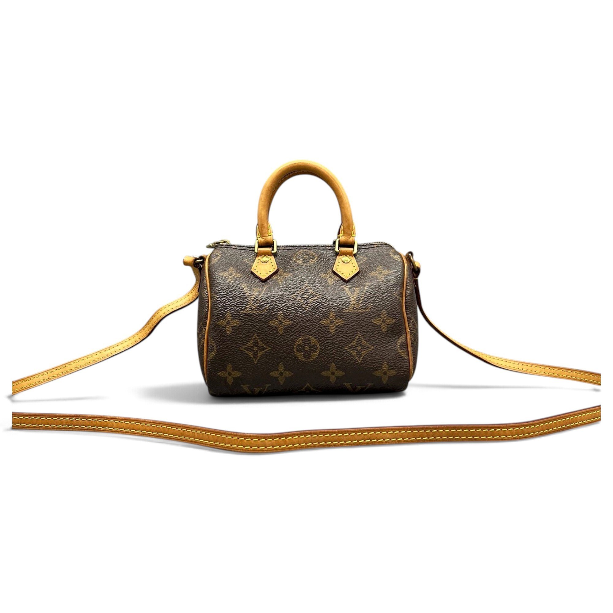 Nano Speedy / Mini HL leather handbag