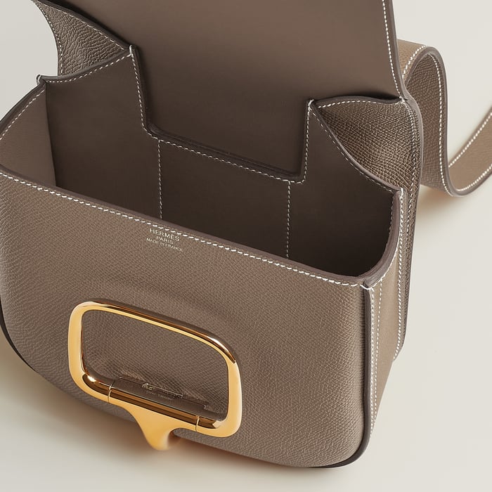 Étoupe Hermès Della Cavalleria Mini Bag II