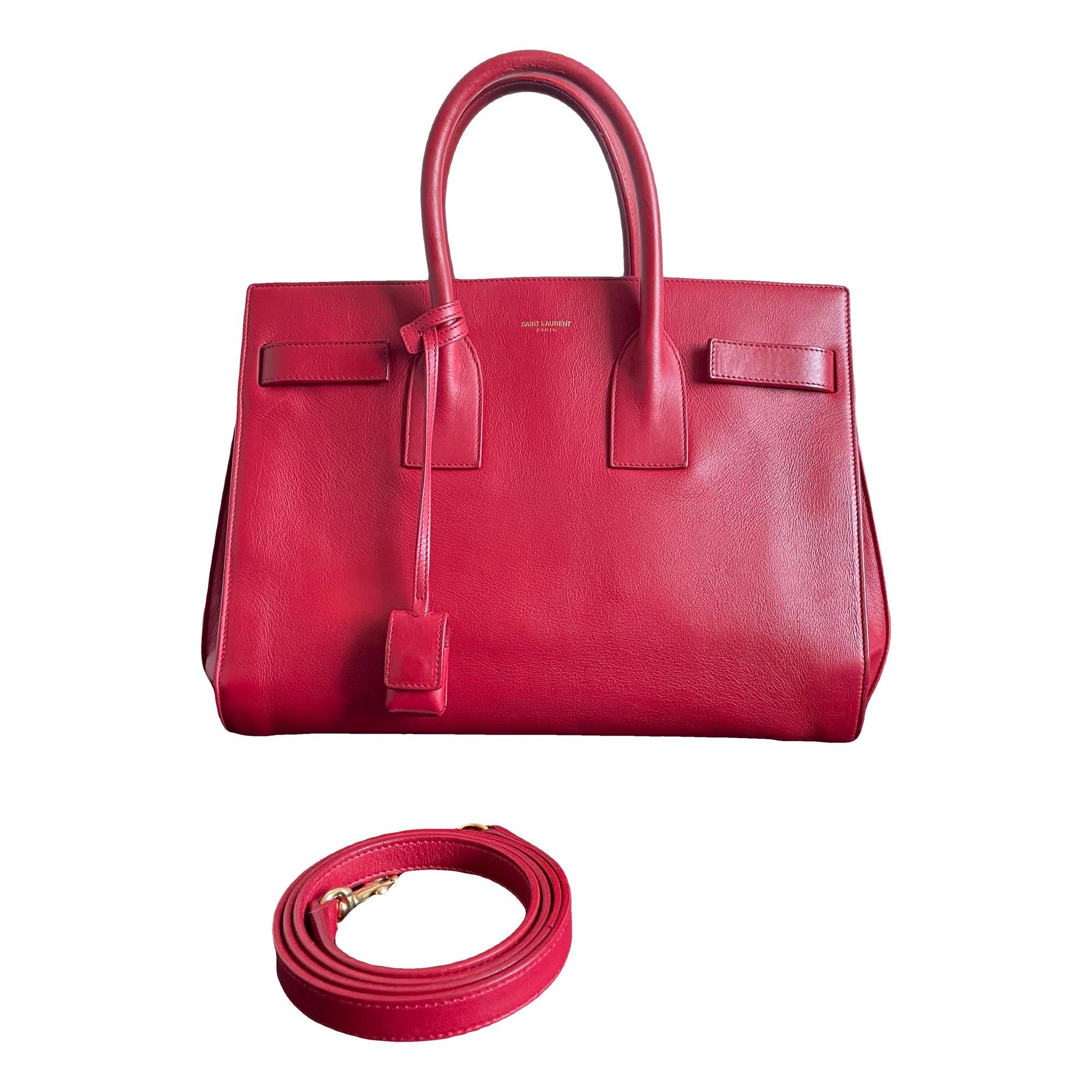 Leather tote