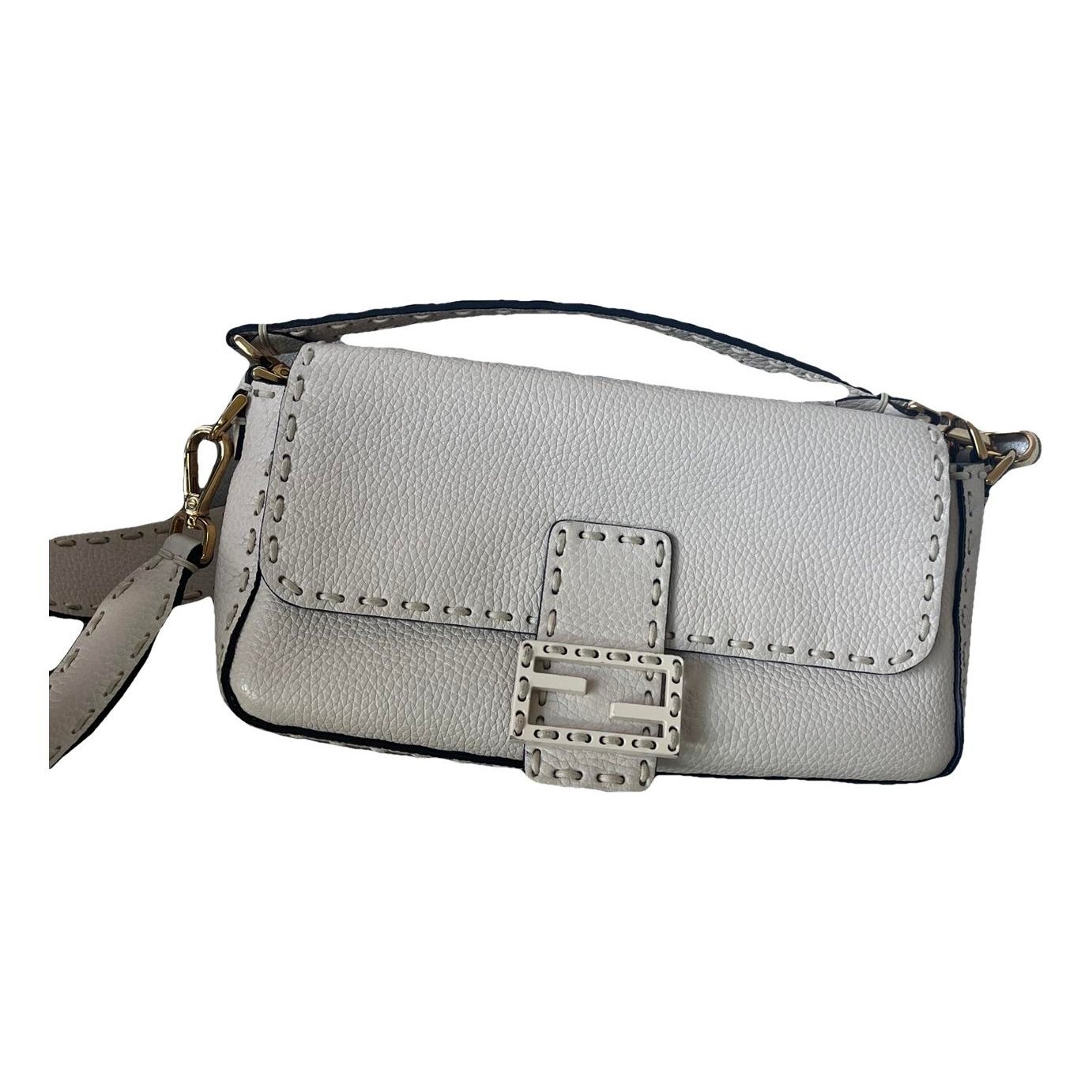 Baguette leather handbag