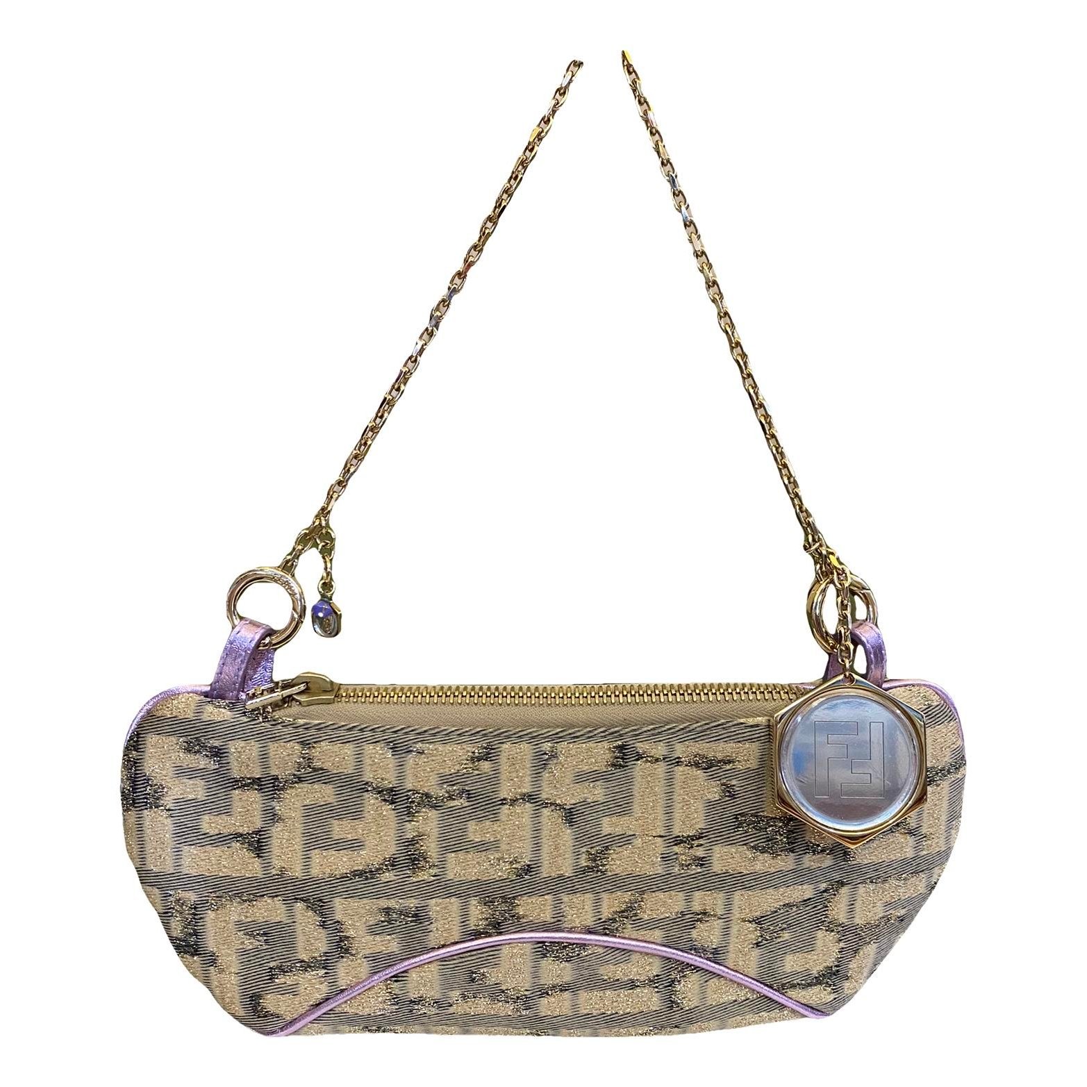 Baguette tweed handbag