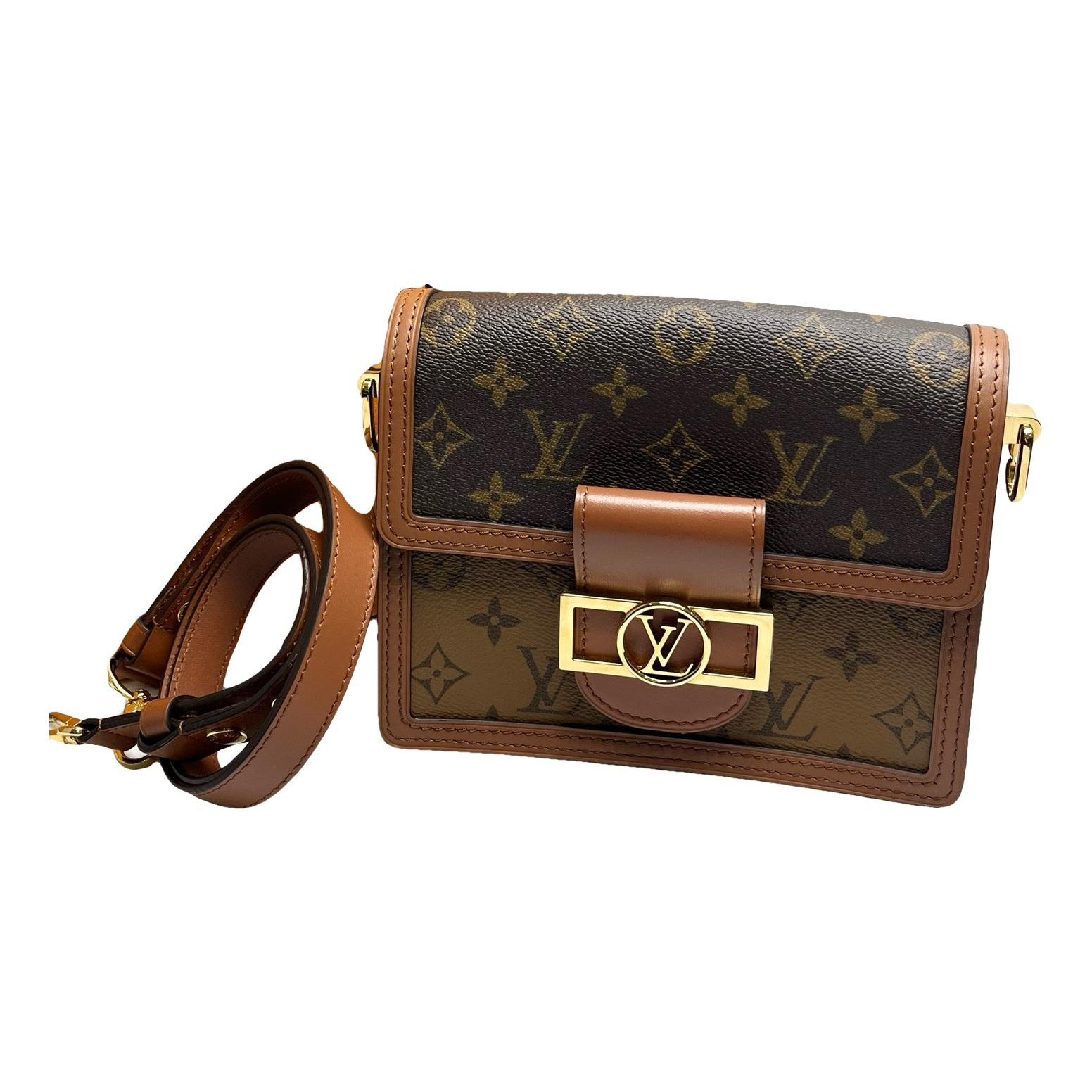 Dauphine leather handbag