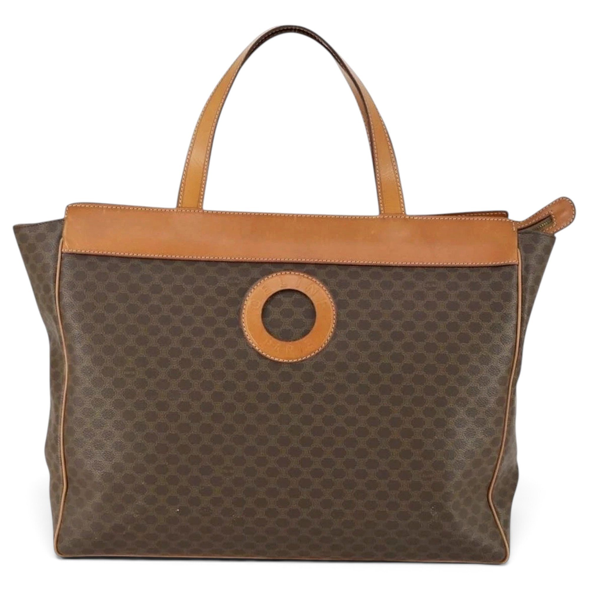 Leather tote