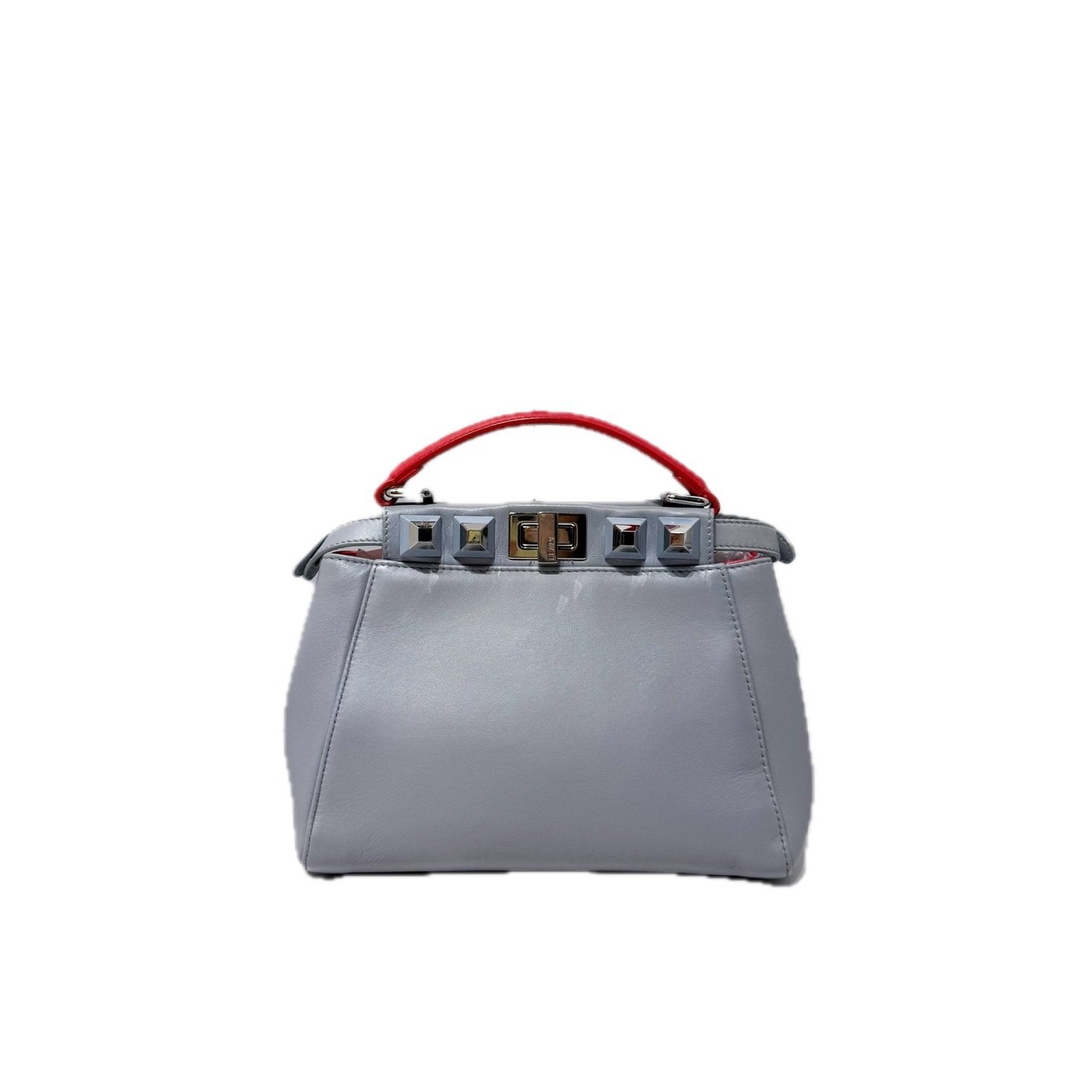 Peekaboo leather handbag
