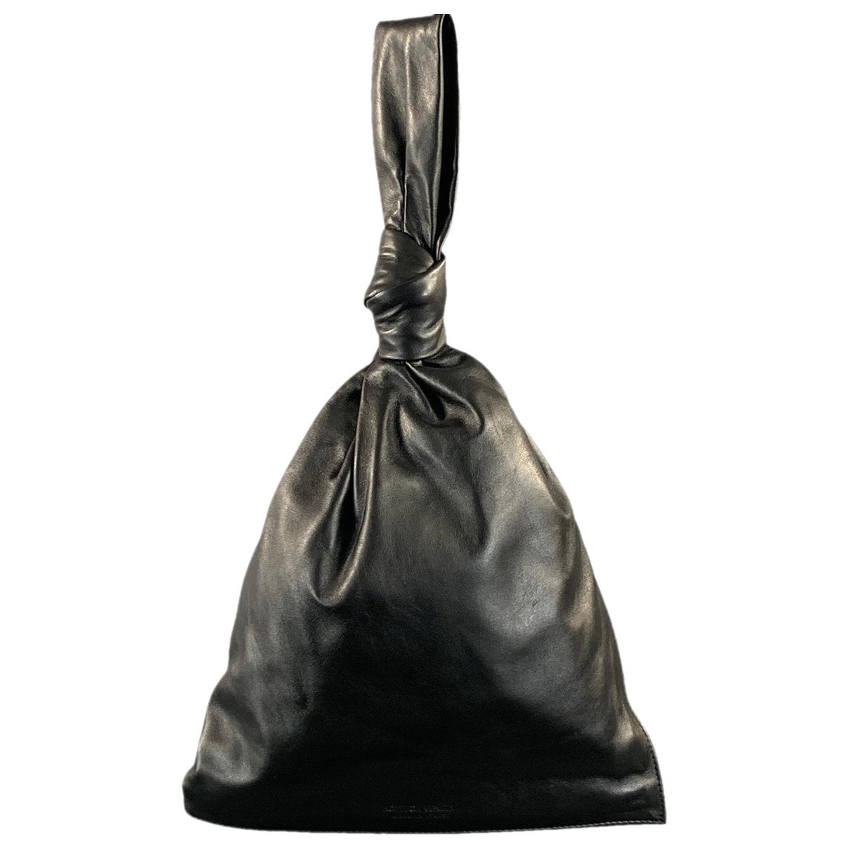 Twist leather handbag