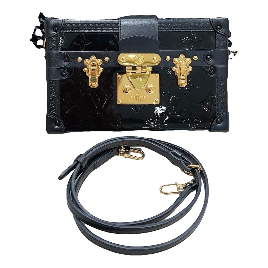 Petite Malle leather handbag