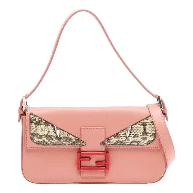 Baguette leather handbag