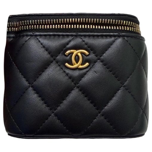 Trendy CC Vanity leather handbag