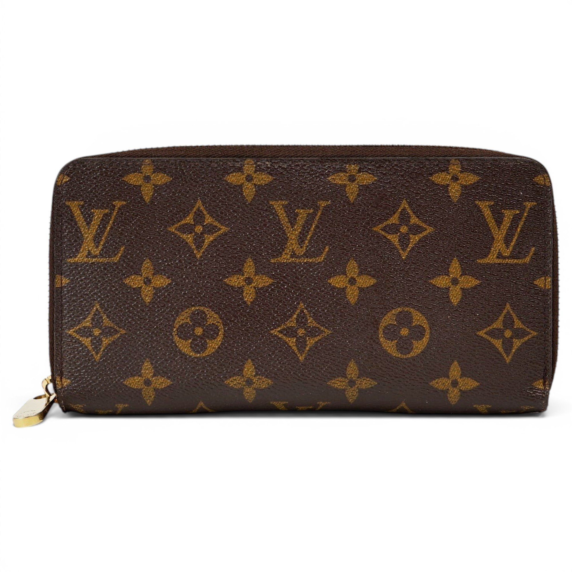 Leather clutch bag