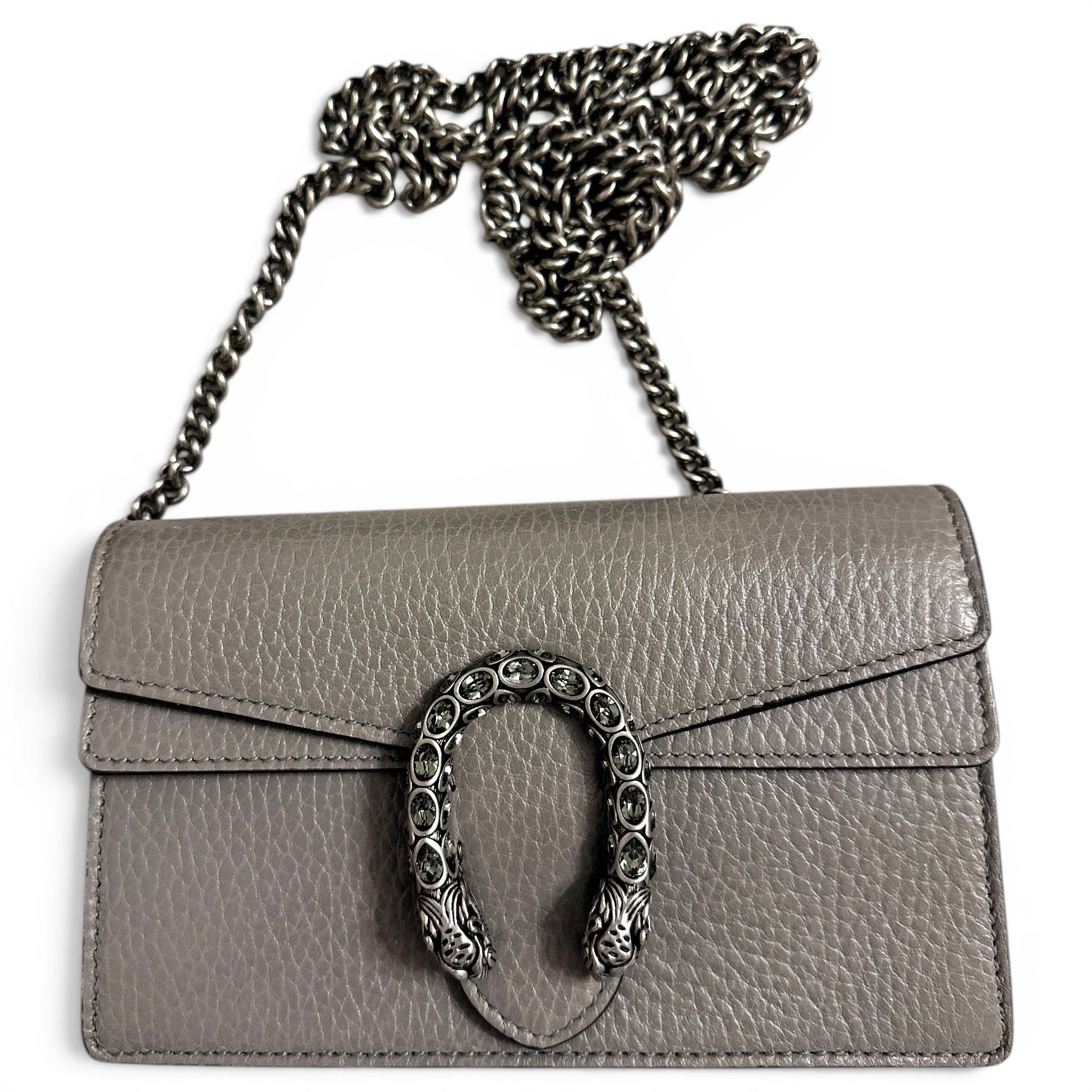 Dionysus Super Mini leather crossbody bag