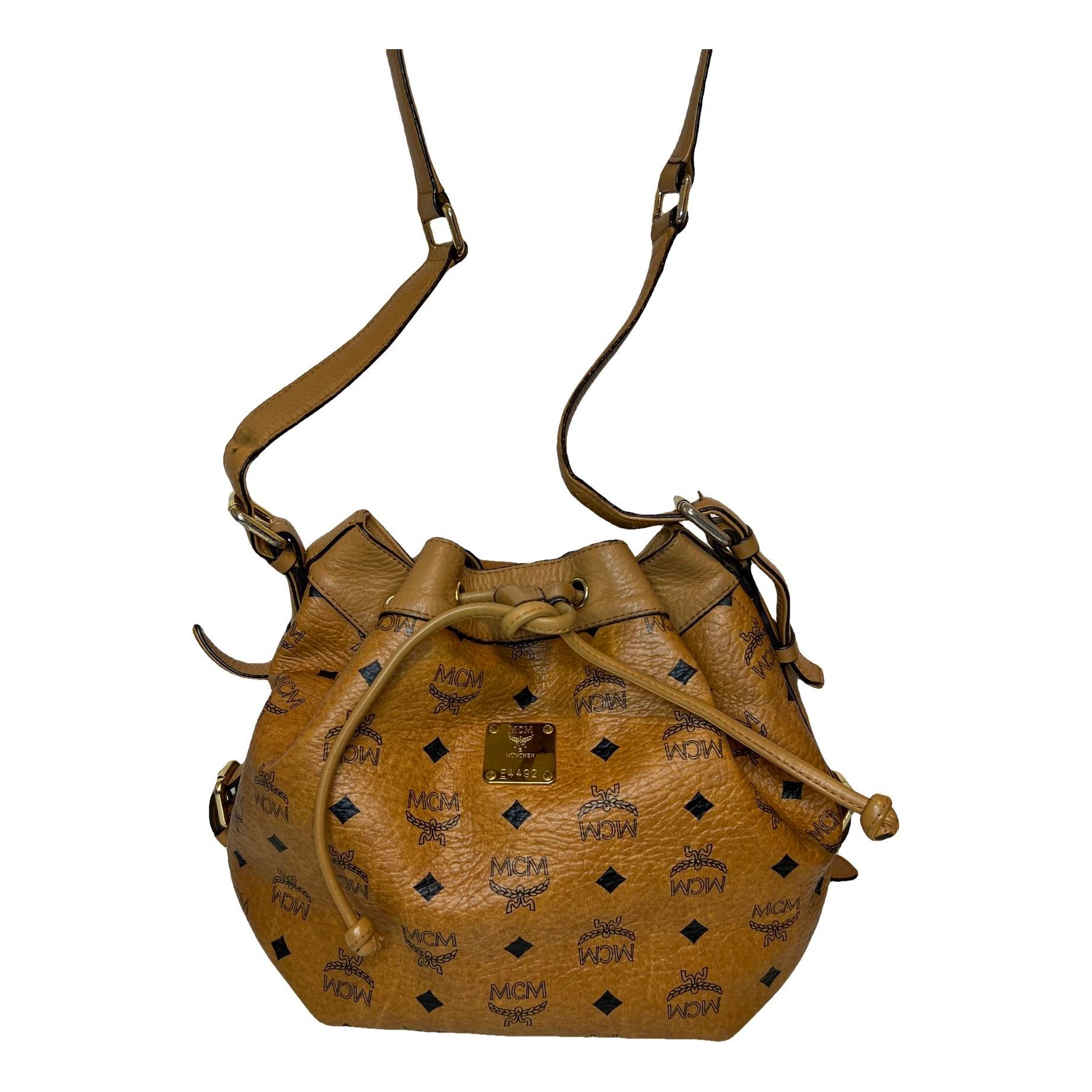 Heritage Drawstring leather crossbody bag