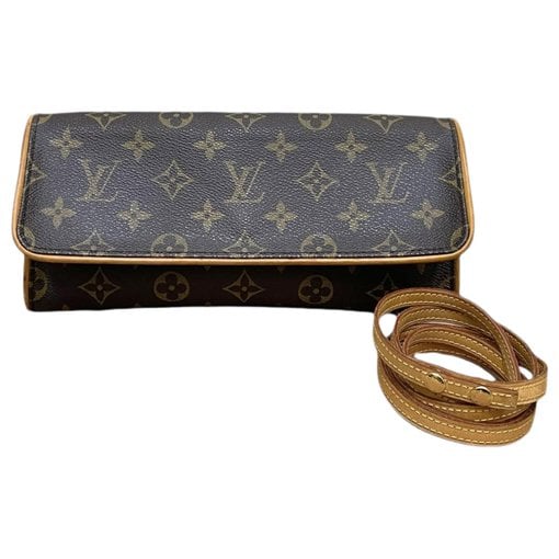 Twin cloth crossbody bag