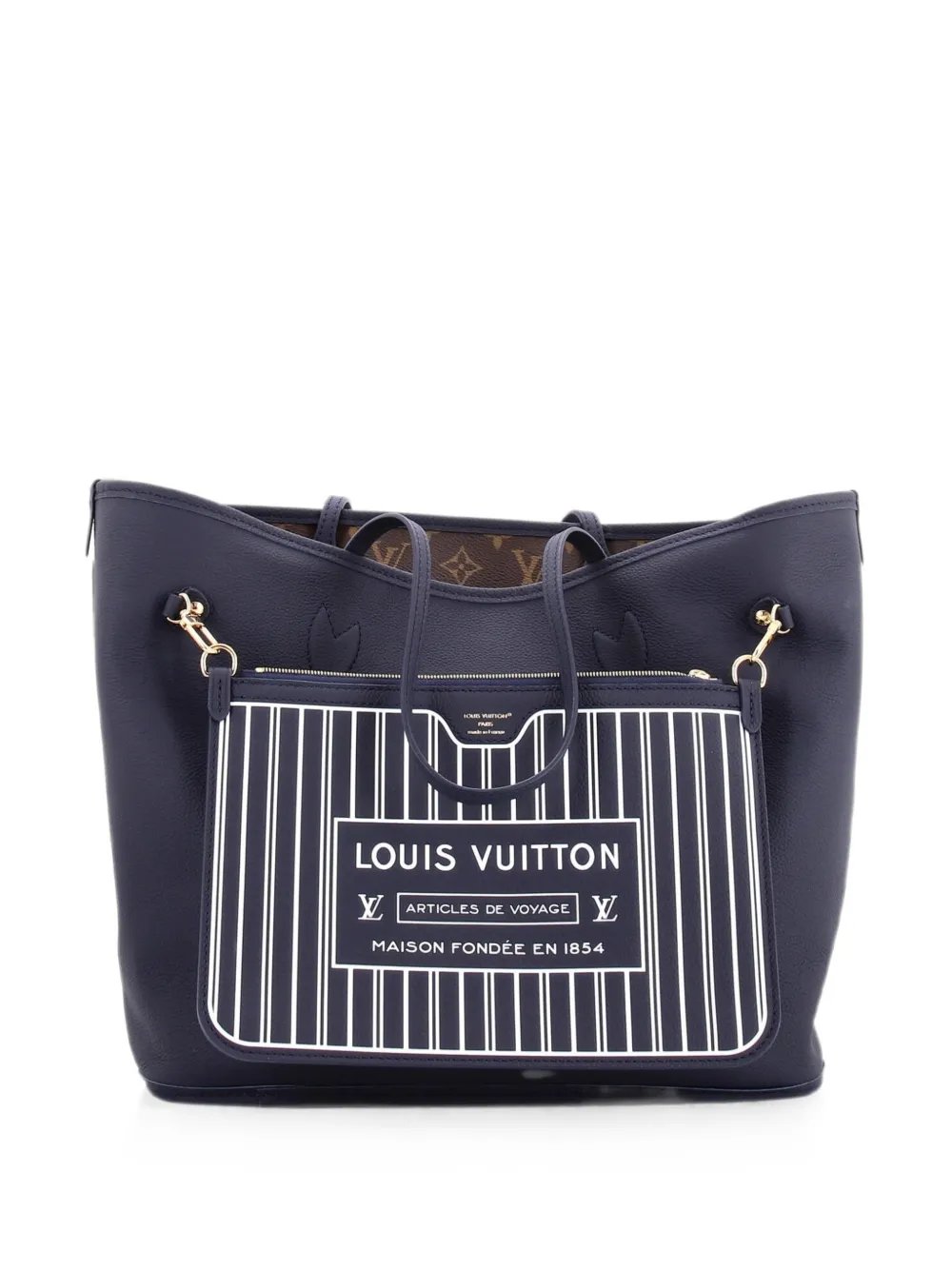Louis Vuitton Neverfull Inside Out Monogram Canvas and Leather MM tote bag