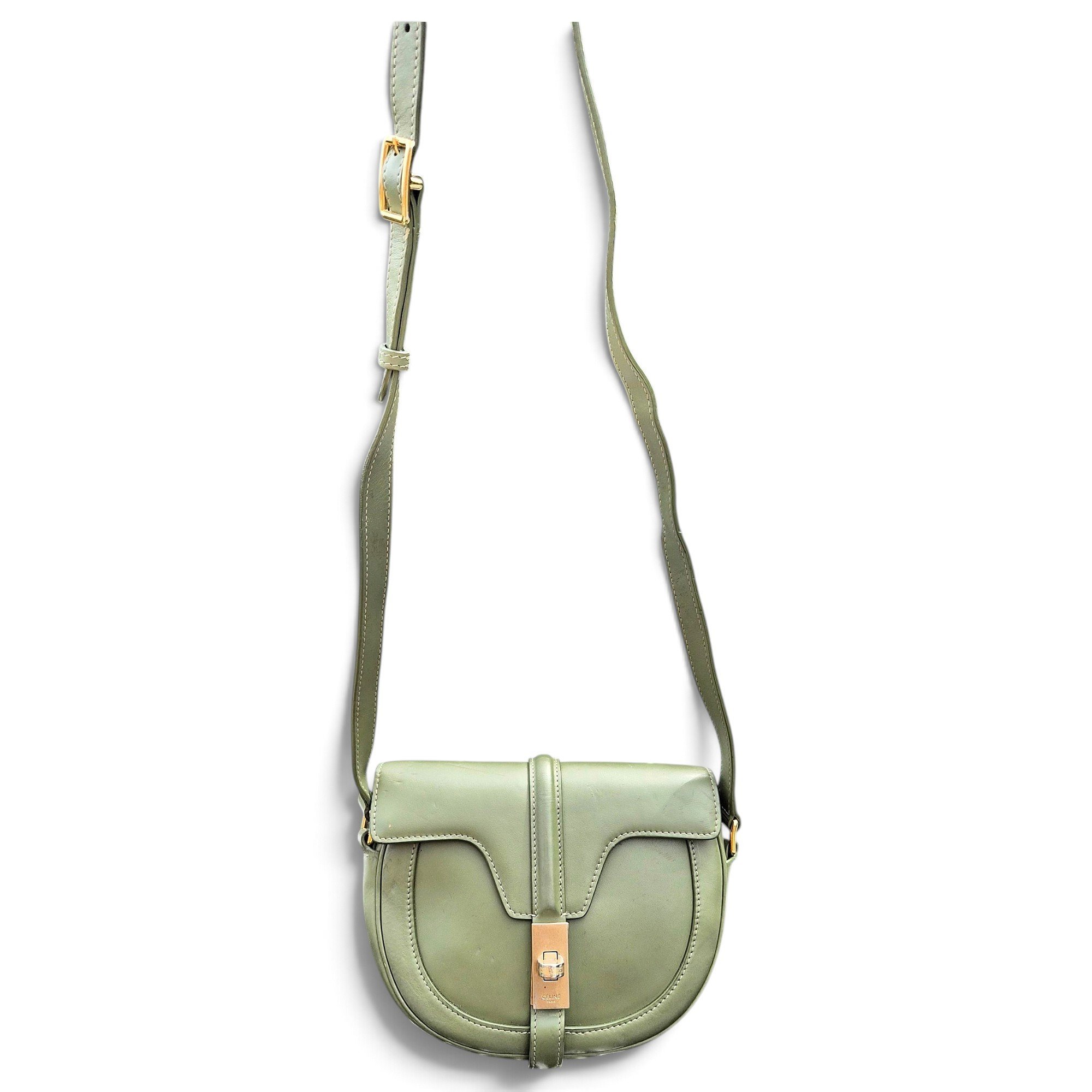 SAC 16 BESACE leather crossbody bag