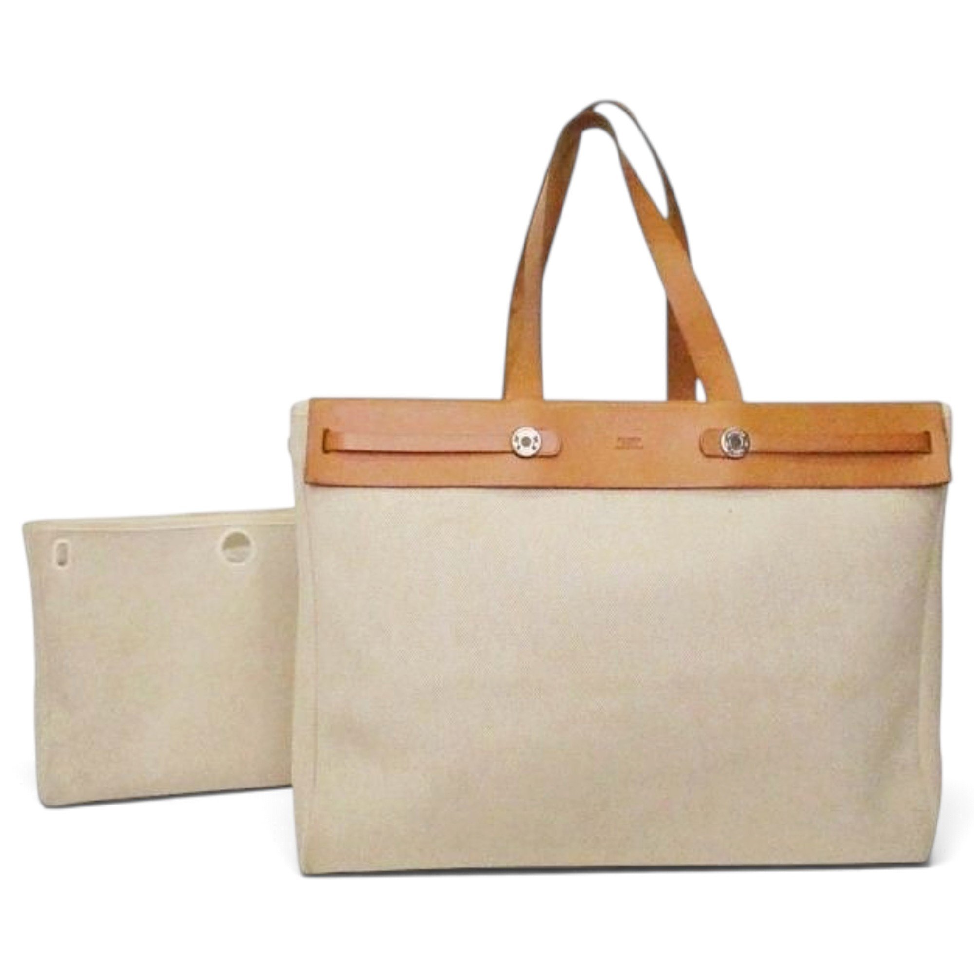 Hermes Herbag Handbag Vache Leather