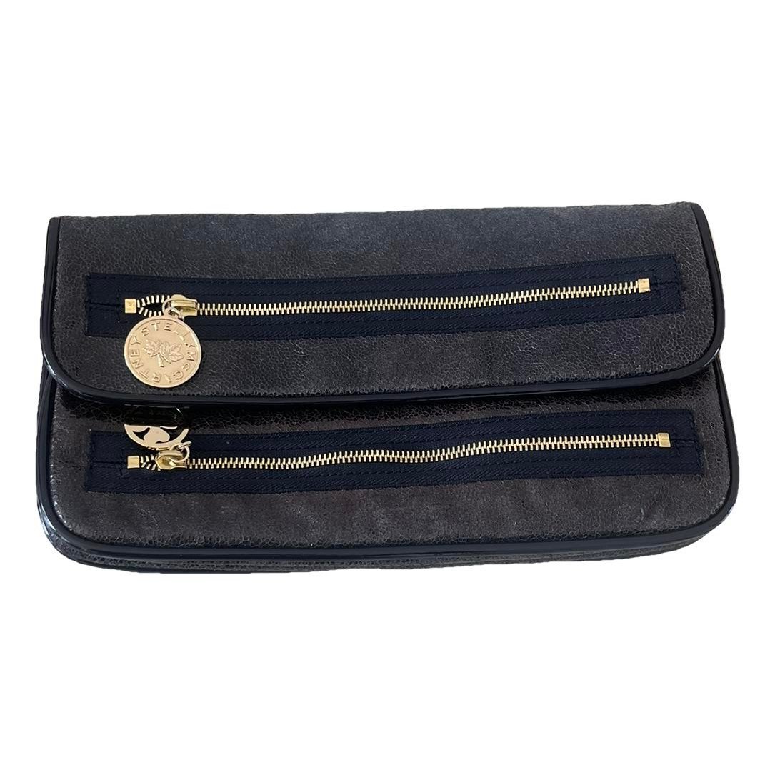 Stella McCartney Falabella leather clutch bag