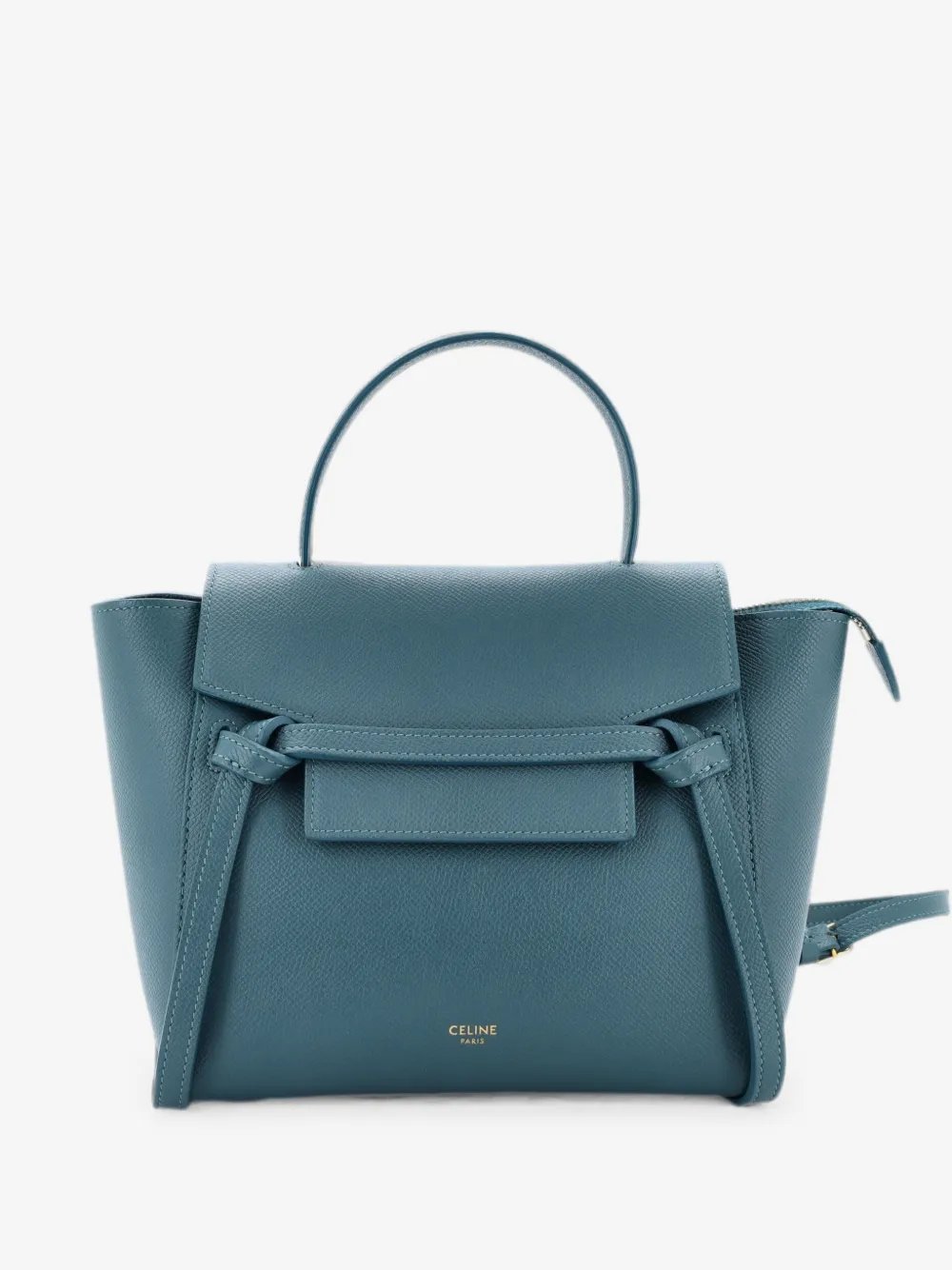 Belt Bag Textured Leather Nano shoulder bag