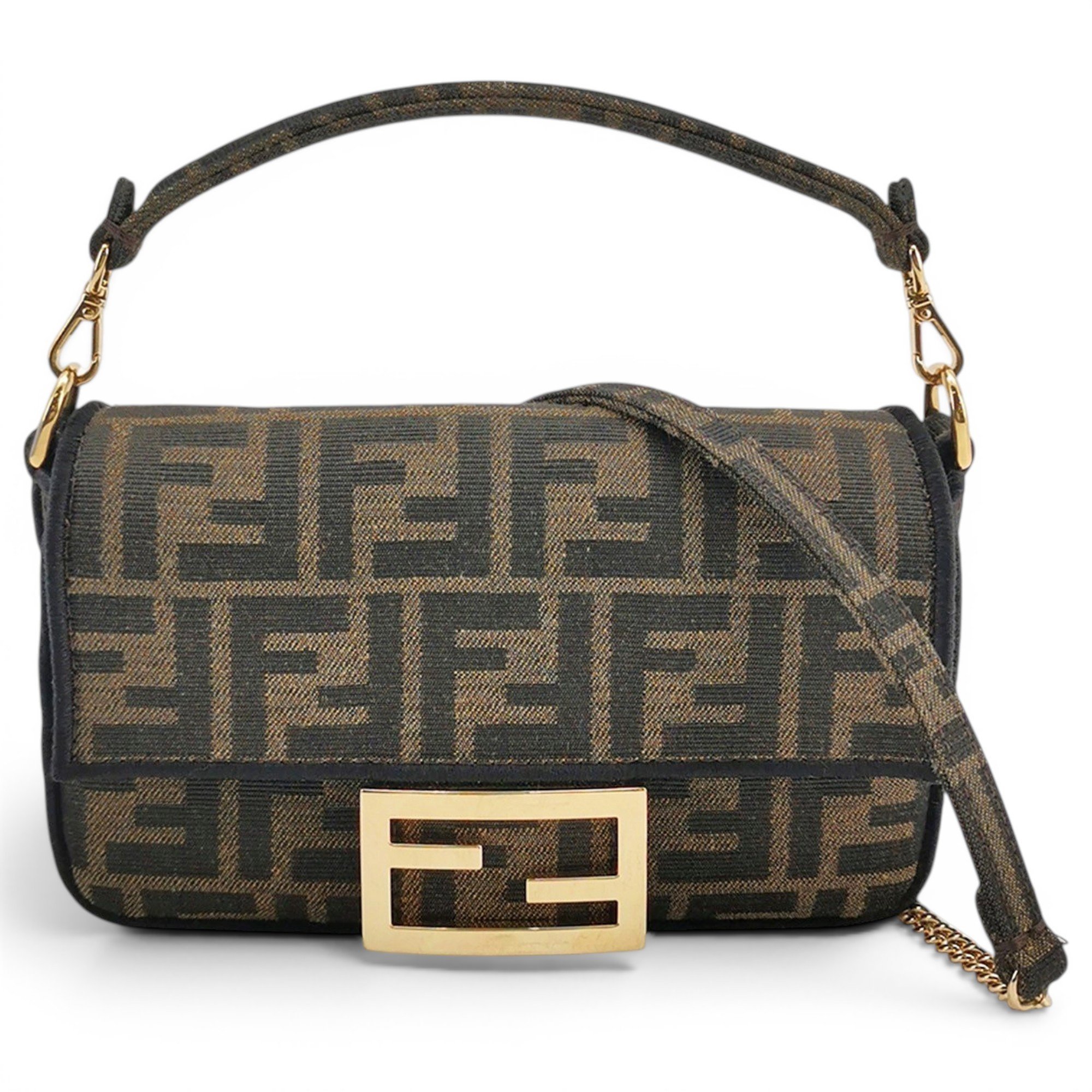 Baguette Chain Midi cloth handbag