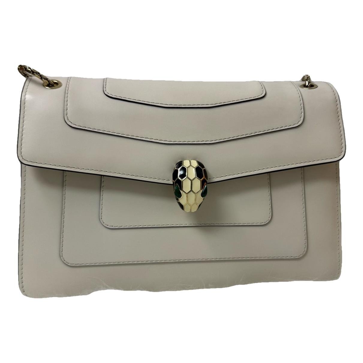 Serpenti leather handbag