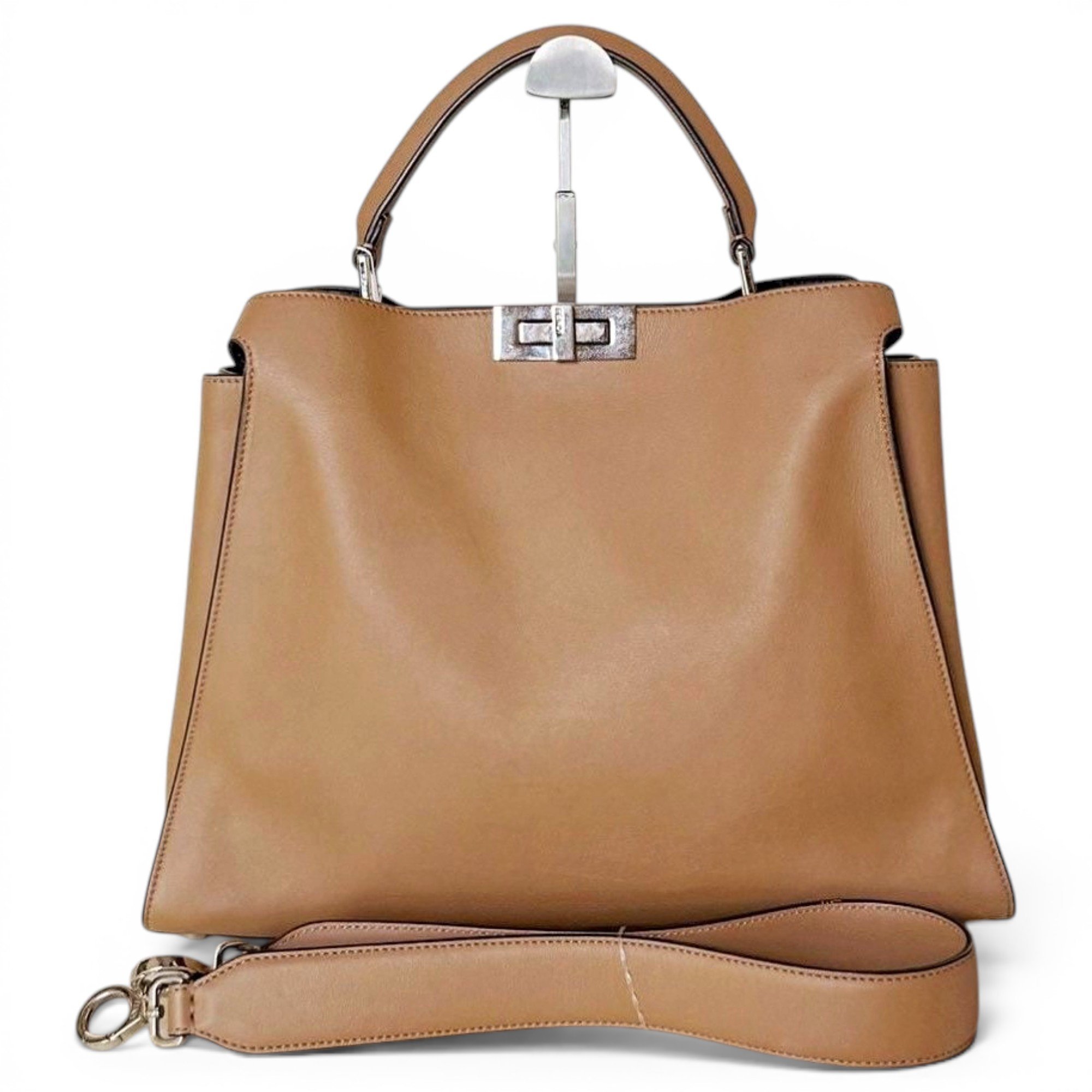 Peekaboo leather handbag