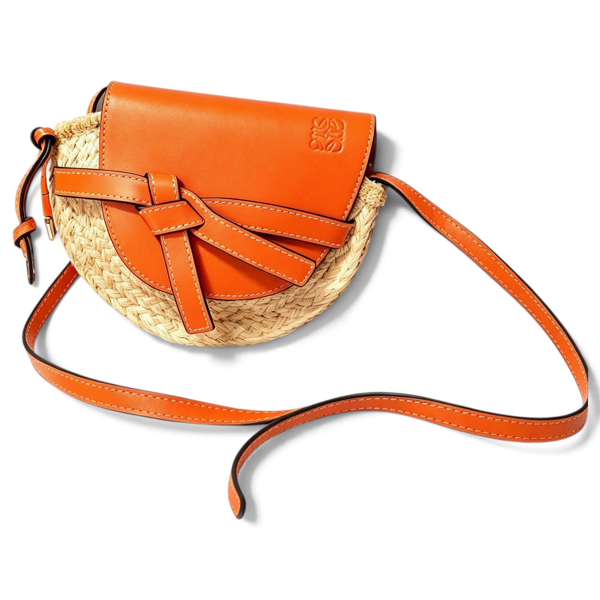 Gate leather crossbody bag