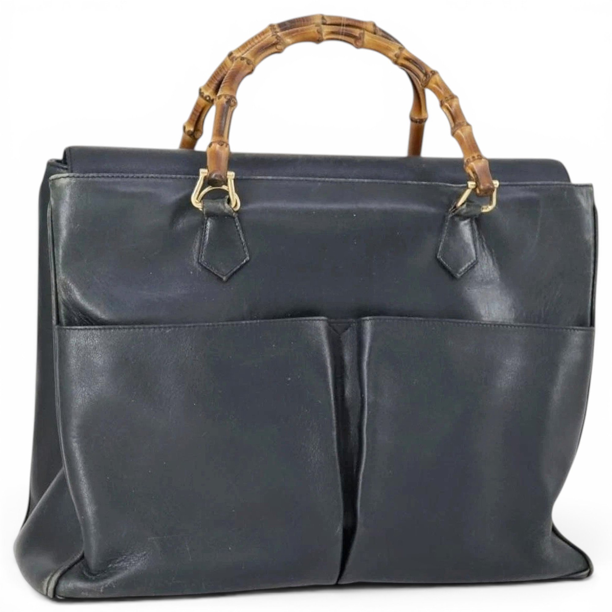 Leather tote