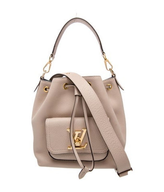 Louis Vuitton Vuitton Taurillon Leather Lockme Bucket Bag