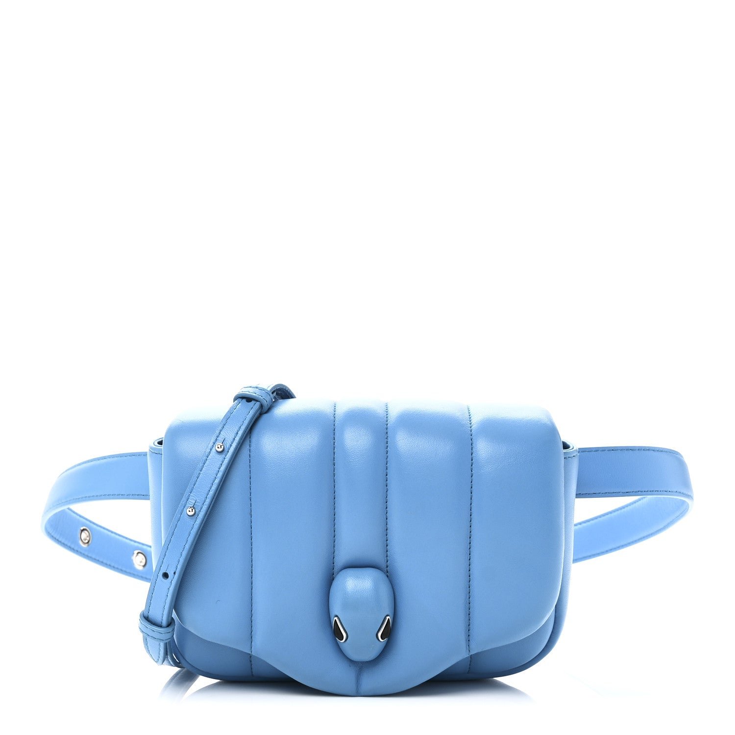 Bvlgari Bulgari X AMBUSH Nappa Serpenti Crossbody Bag Blue