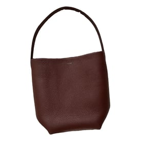 The Row Park N/S leather tote