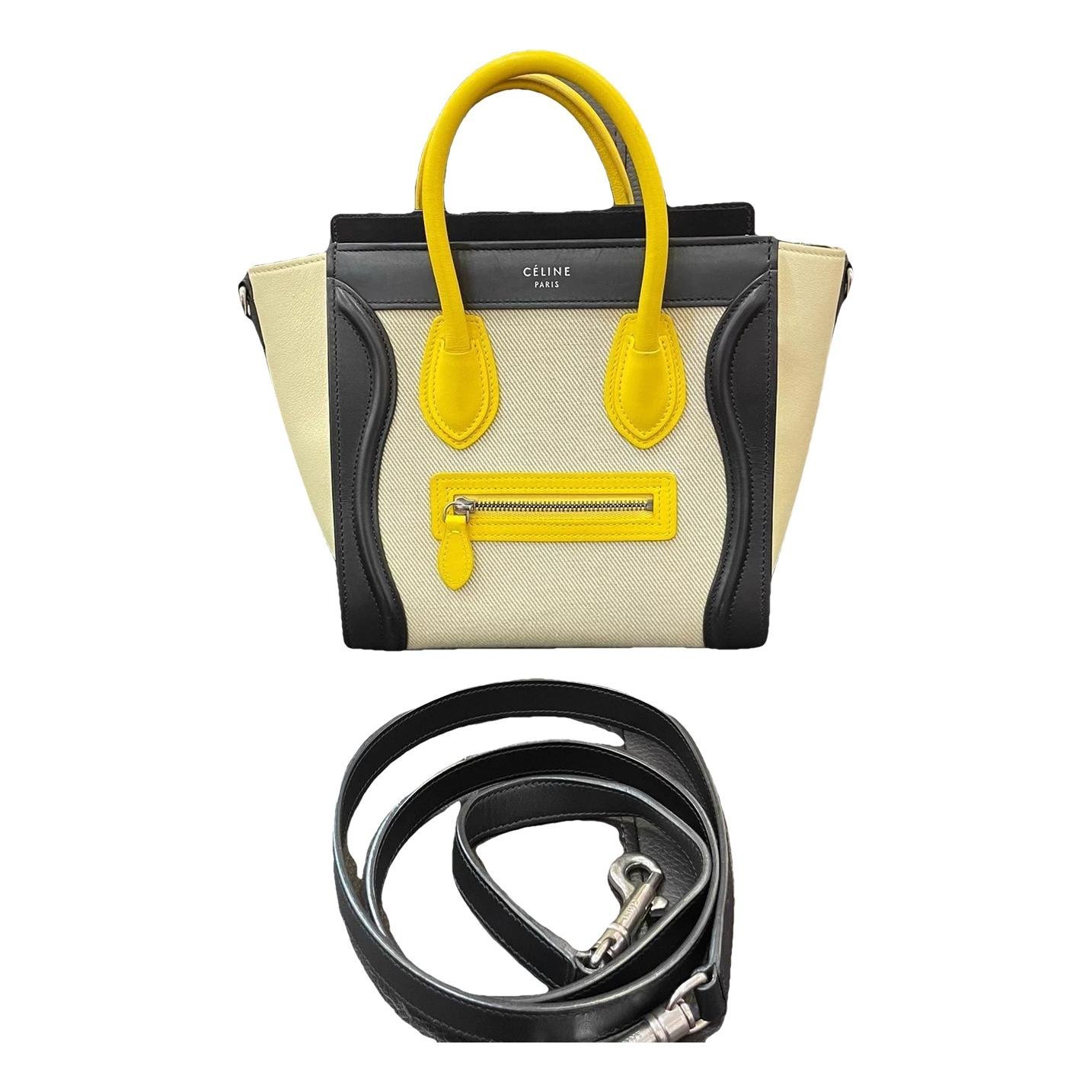 Nano Luggage leather handbag