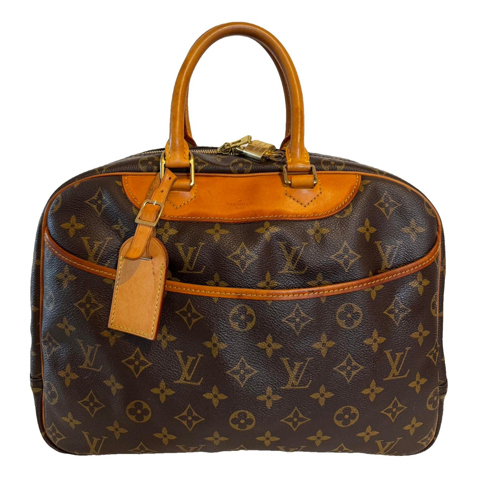 Deauville leather handbag
