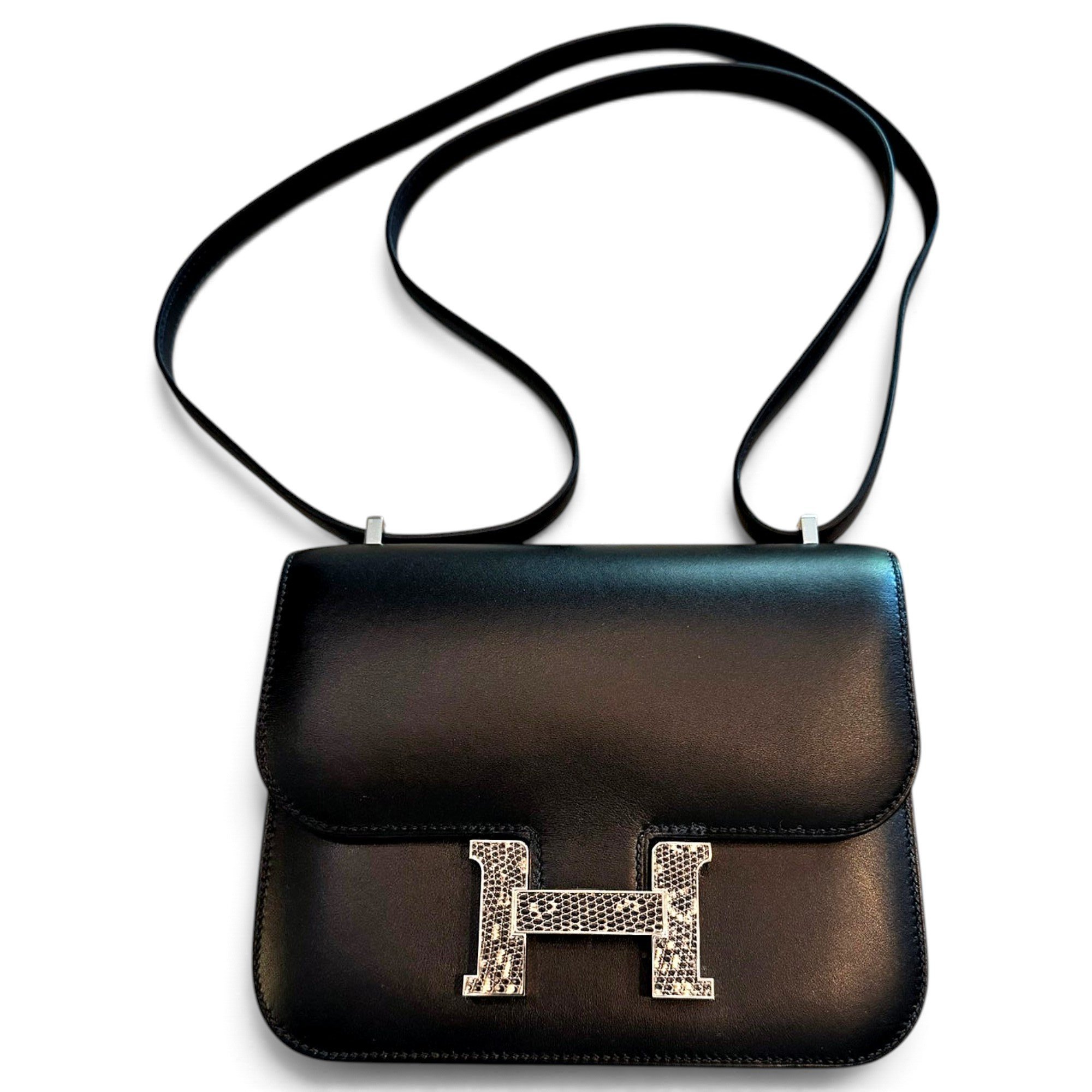 Constance leather crossbody bag
