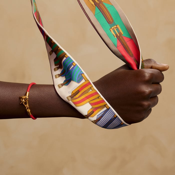 Rouge De Cœur Etrier Bracelet
