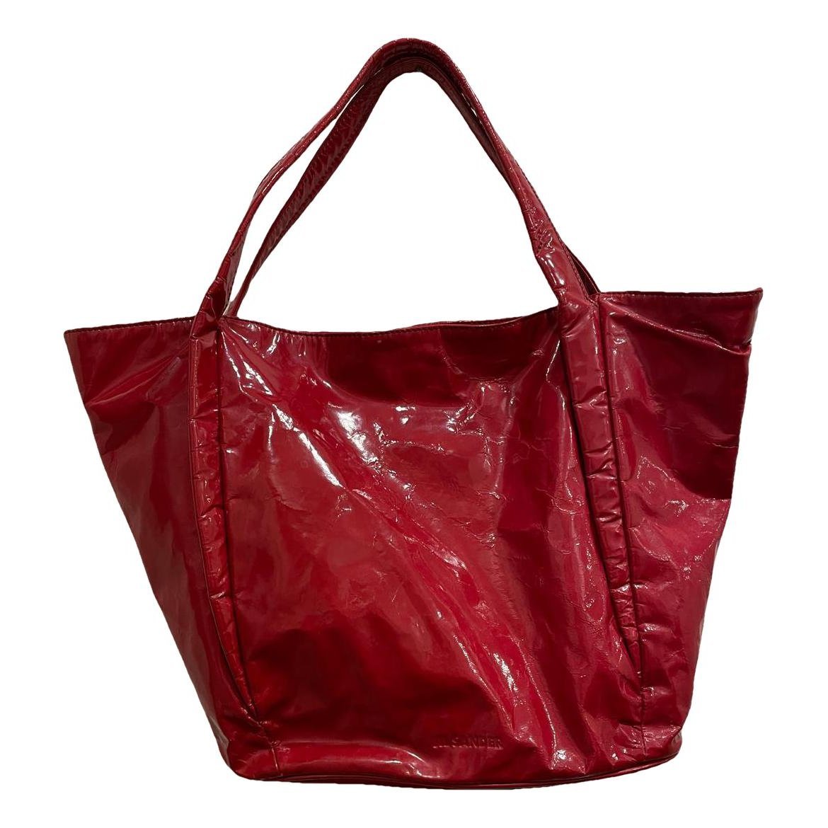 Shopper leather tote