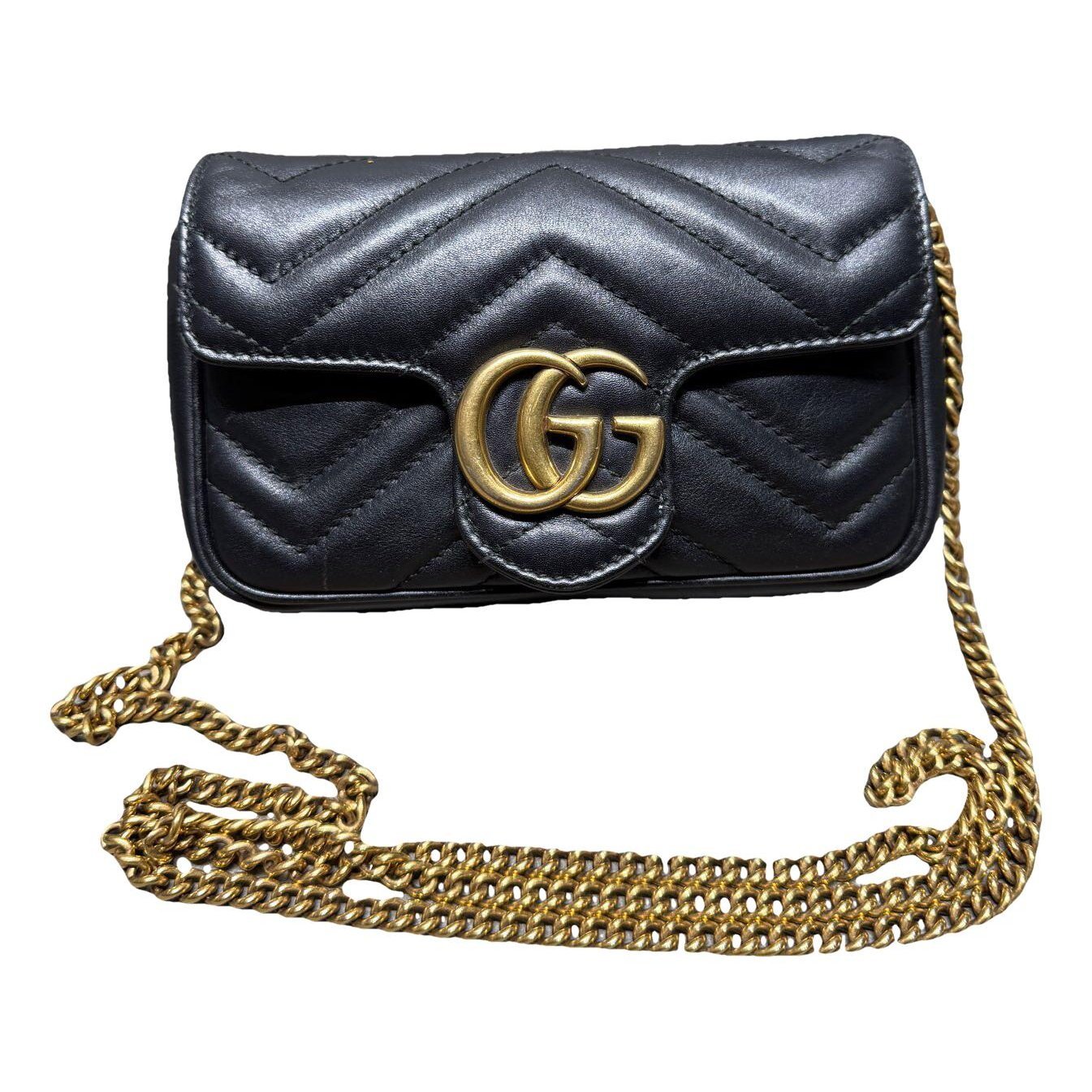 GG Marmont Flap leather crossbody bag