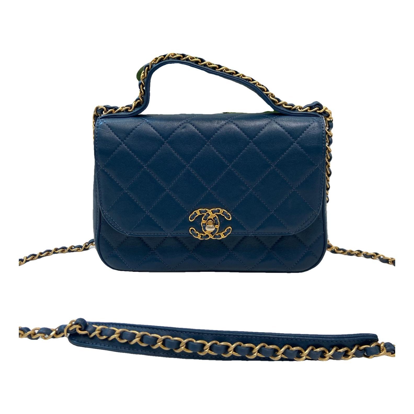 Wallet On Chain Chanel 19 leather handbag