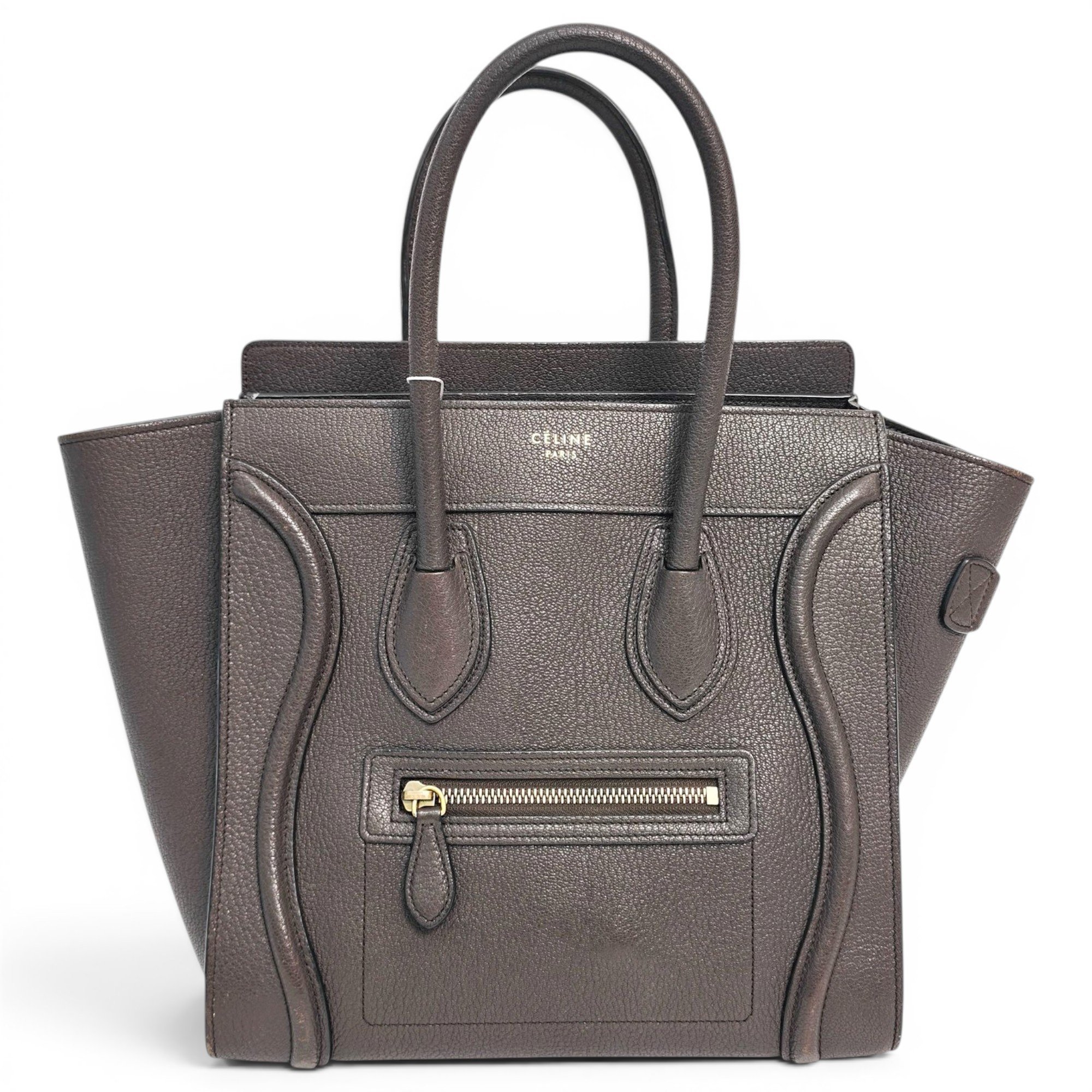 Luggage leather handbag