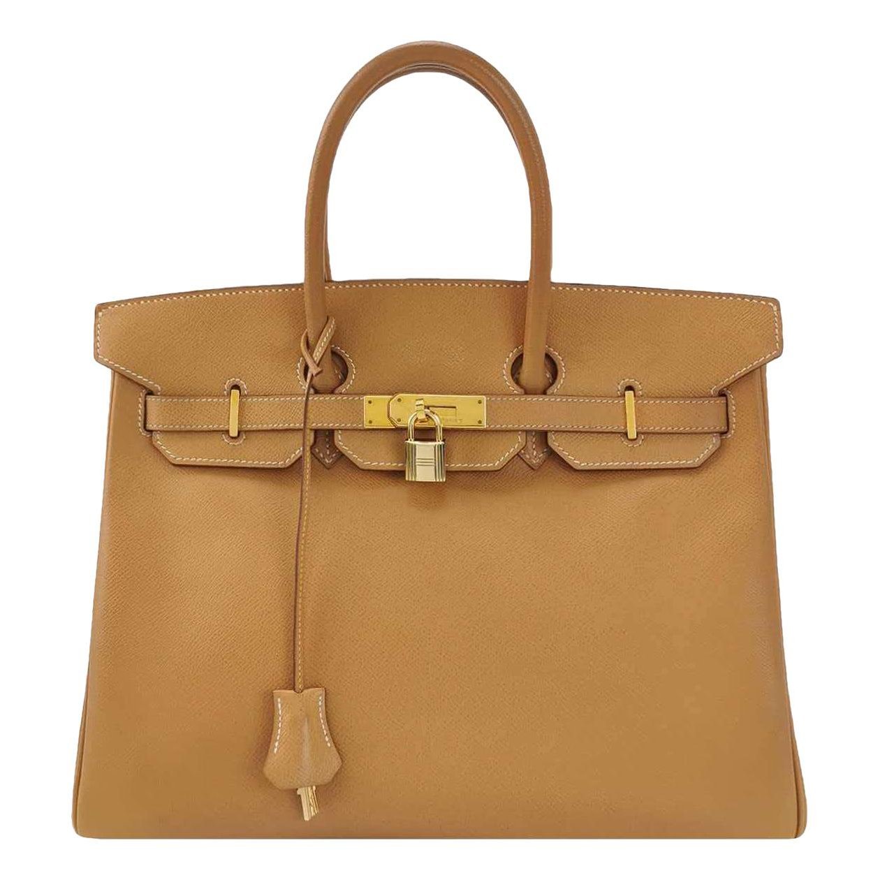 Birkin 35 leather handbag