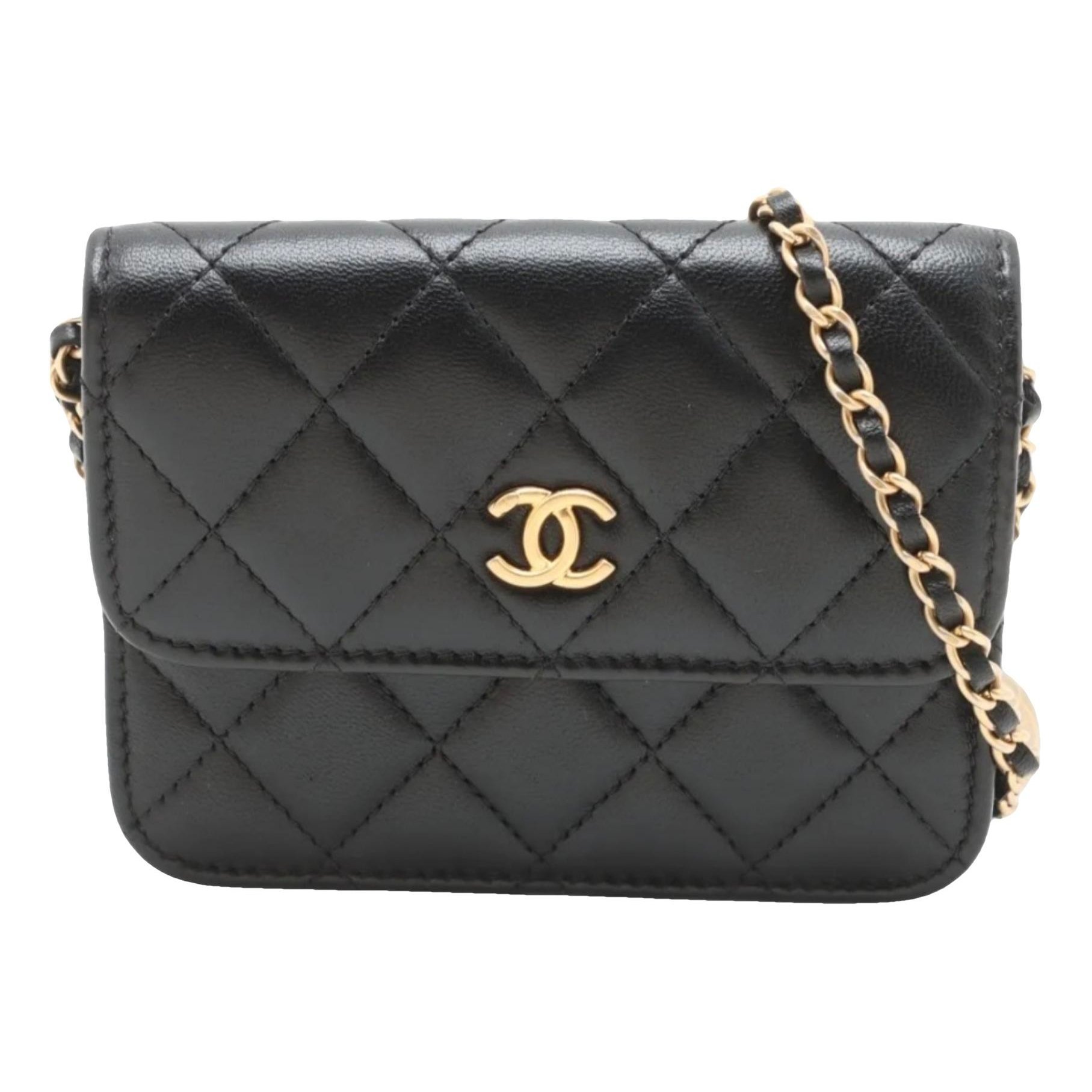 Wallet On Chain Timeless/Classique leather crossbody bag