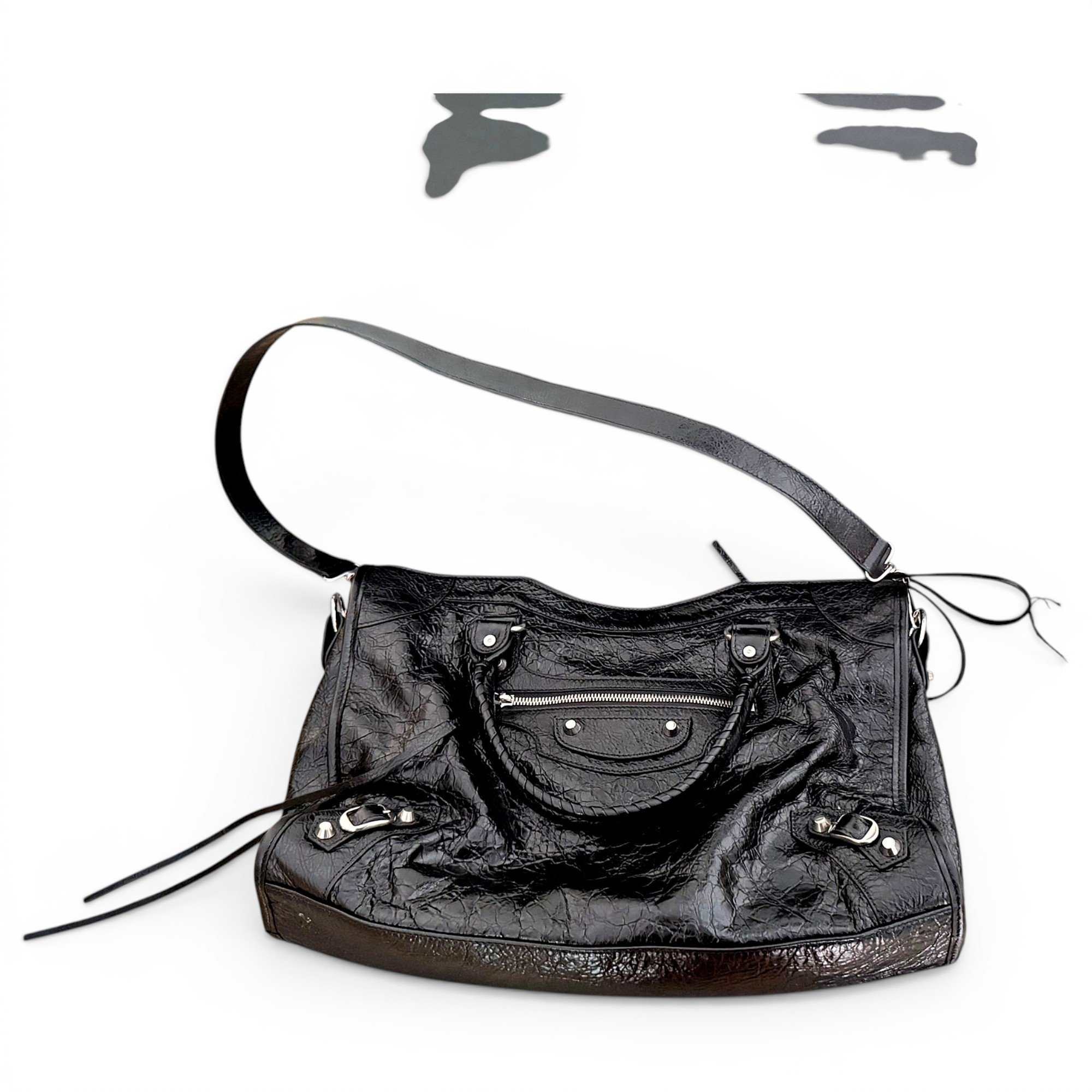 Leather handbag