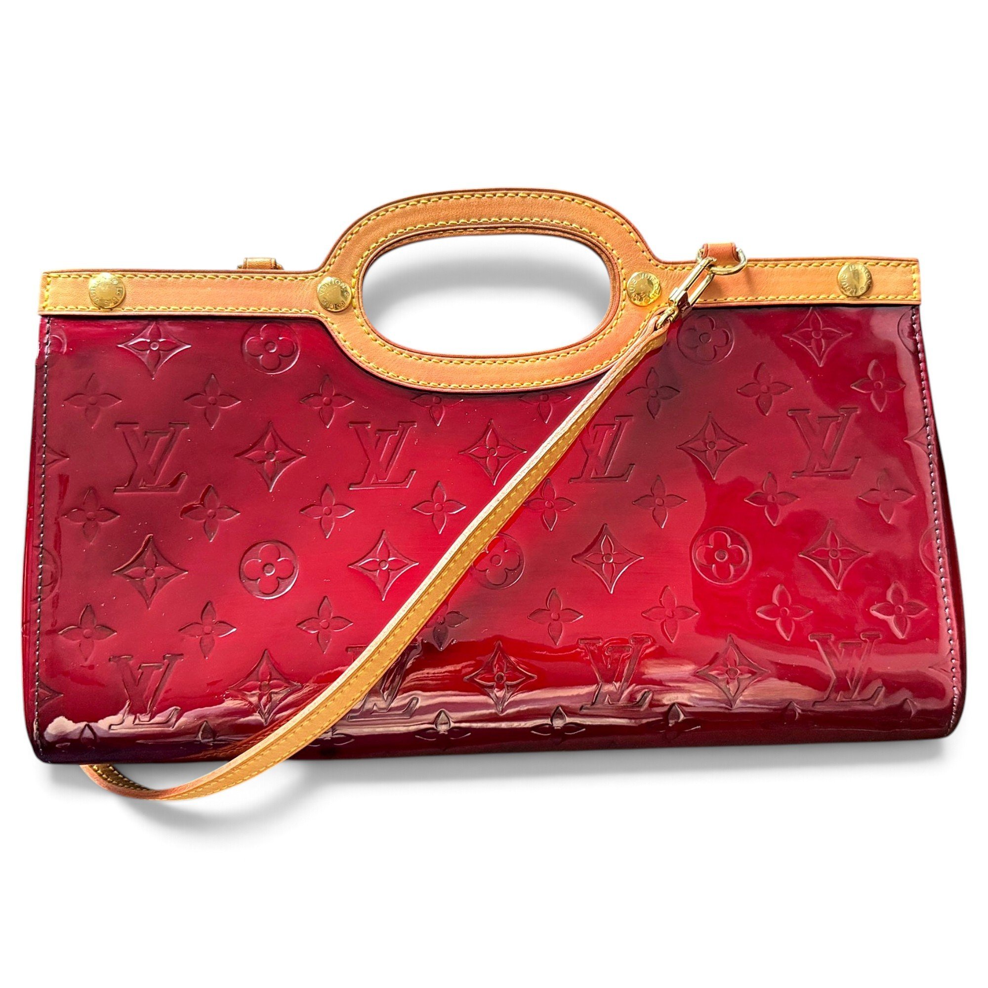 Roxbury patent leather handbag