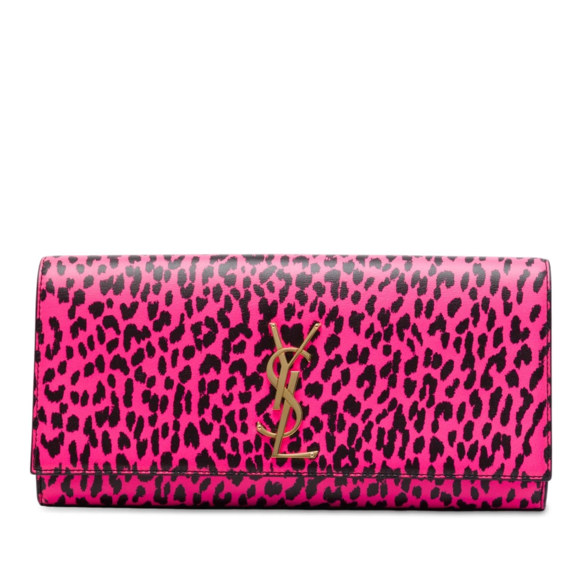 Cassandre leather clutch bag