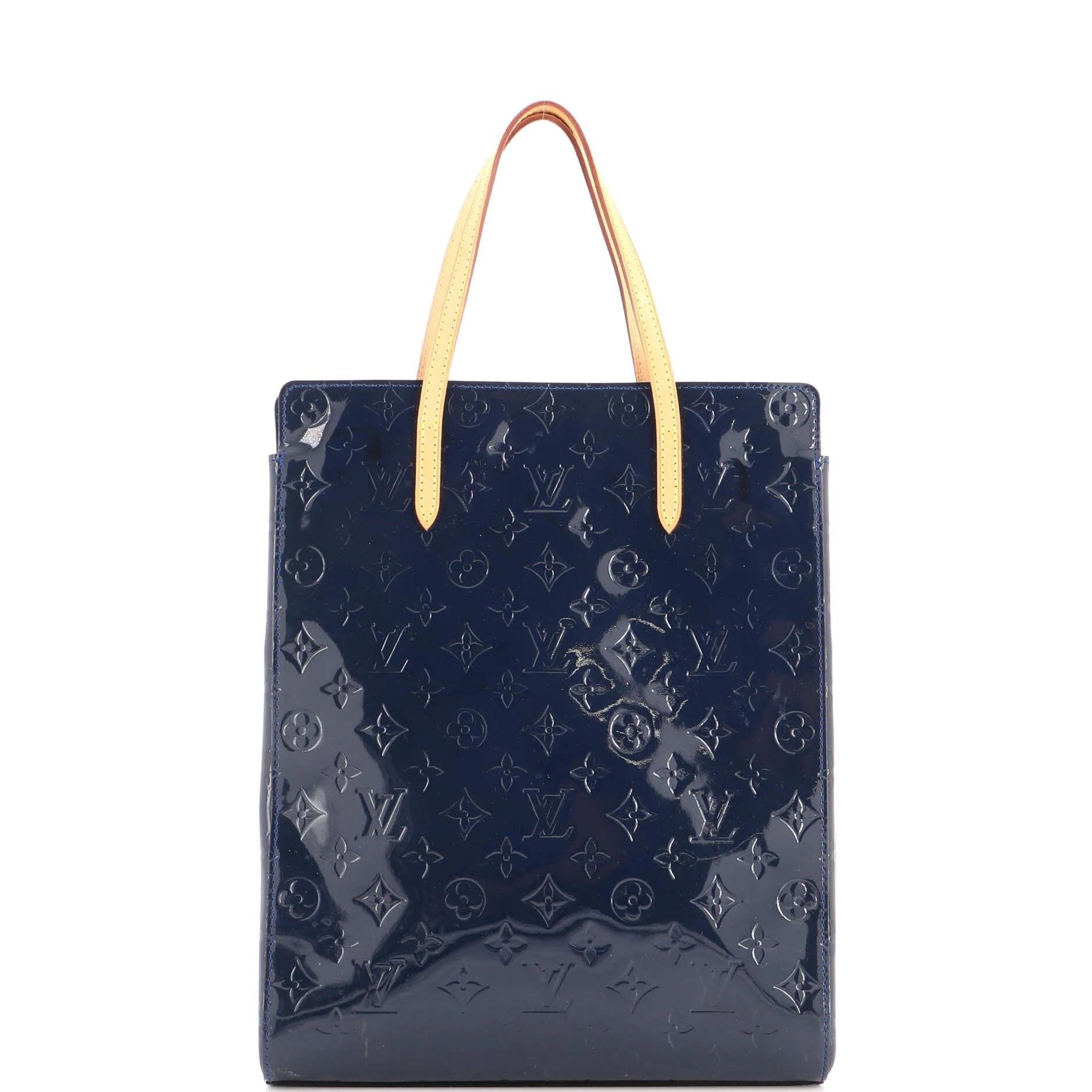 Patent leather tote