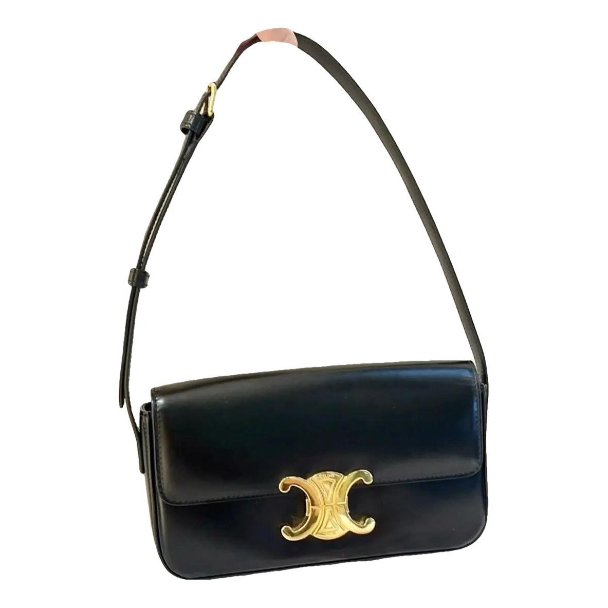 Triomphe Long leather handbag