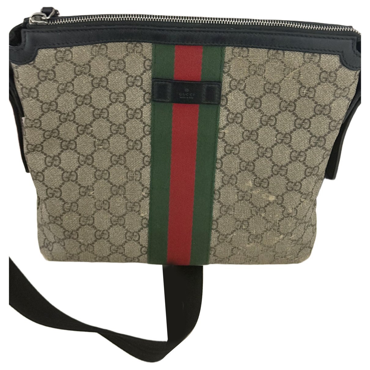 Lady Web leather handbag